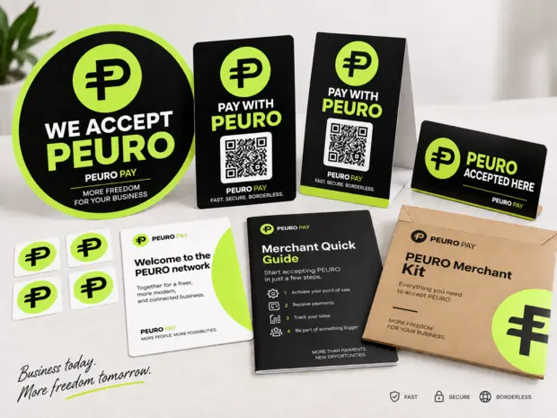 PEURO Merchant Kit preview in English